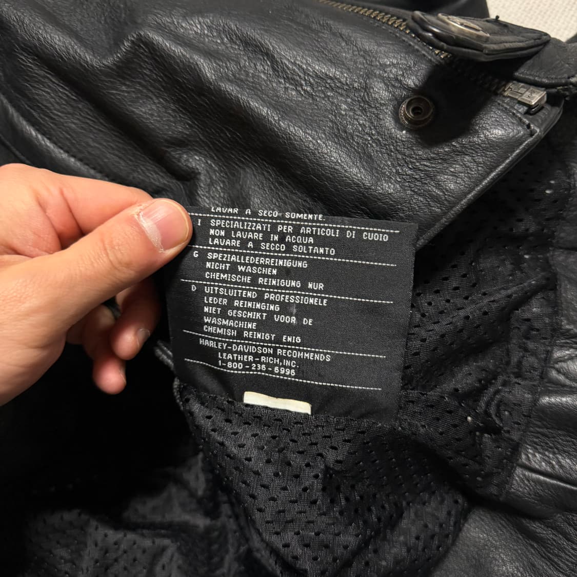 할리데이비슨 가죽 라이더 자켓 상품이미지6