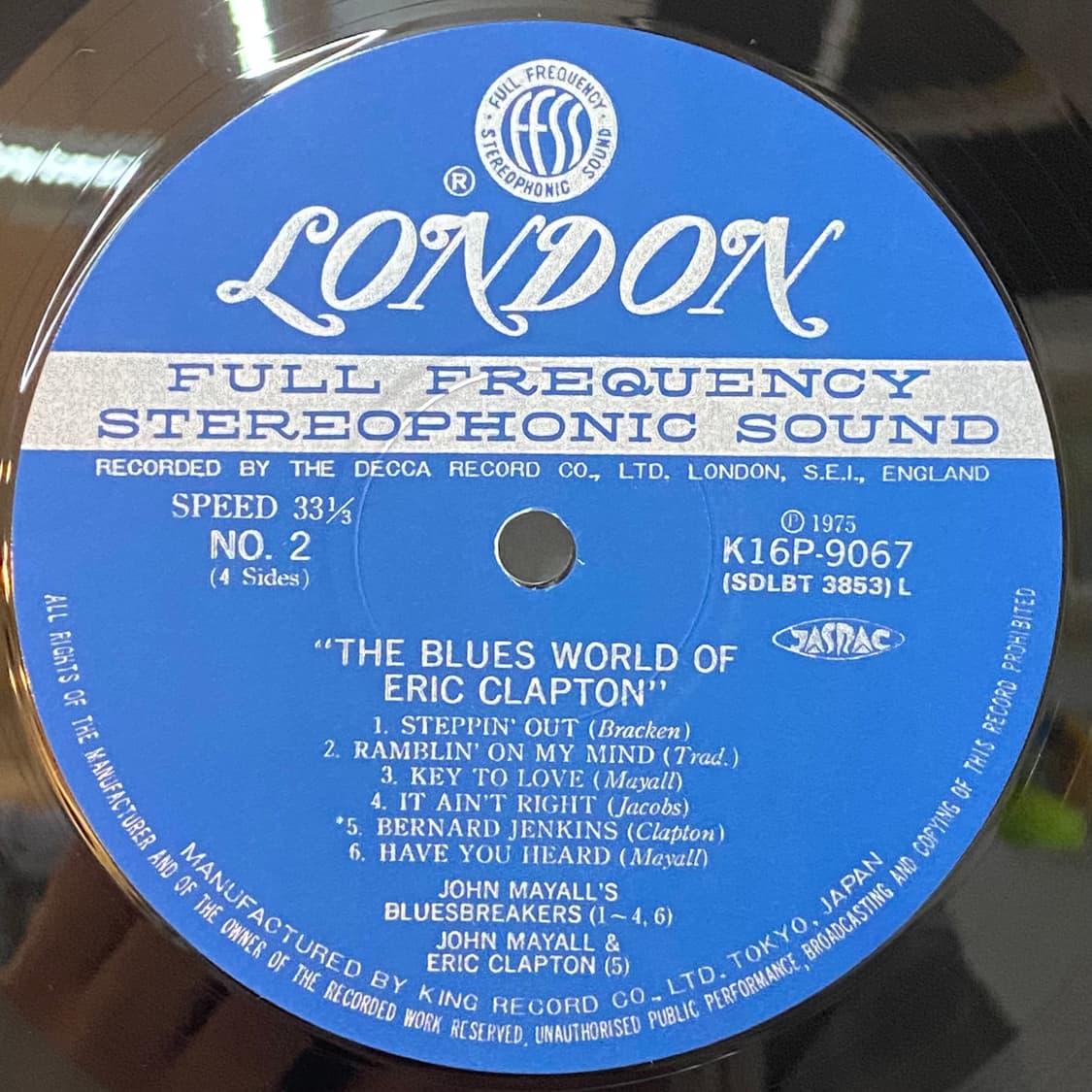 (LP) Eric Clapton - The Blues World Of 상품이미지5