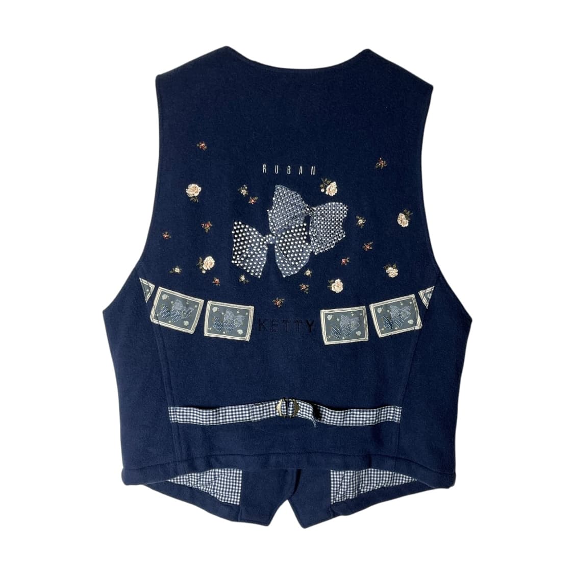 [KETTY] 리본플라워 자수 울 베스트 상품이미지1