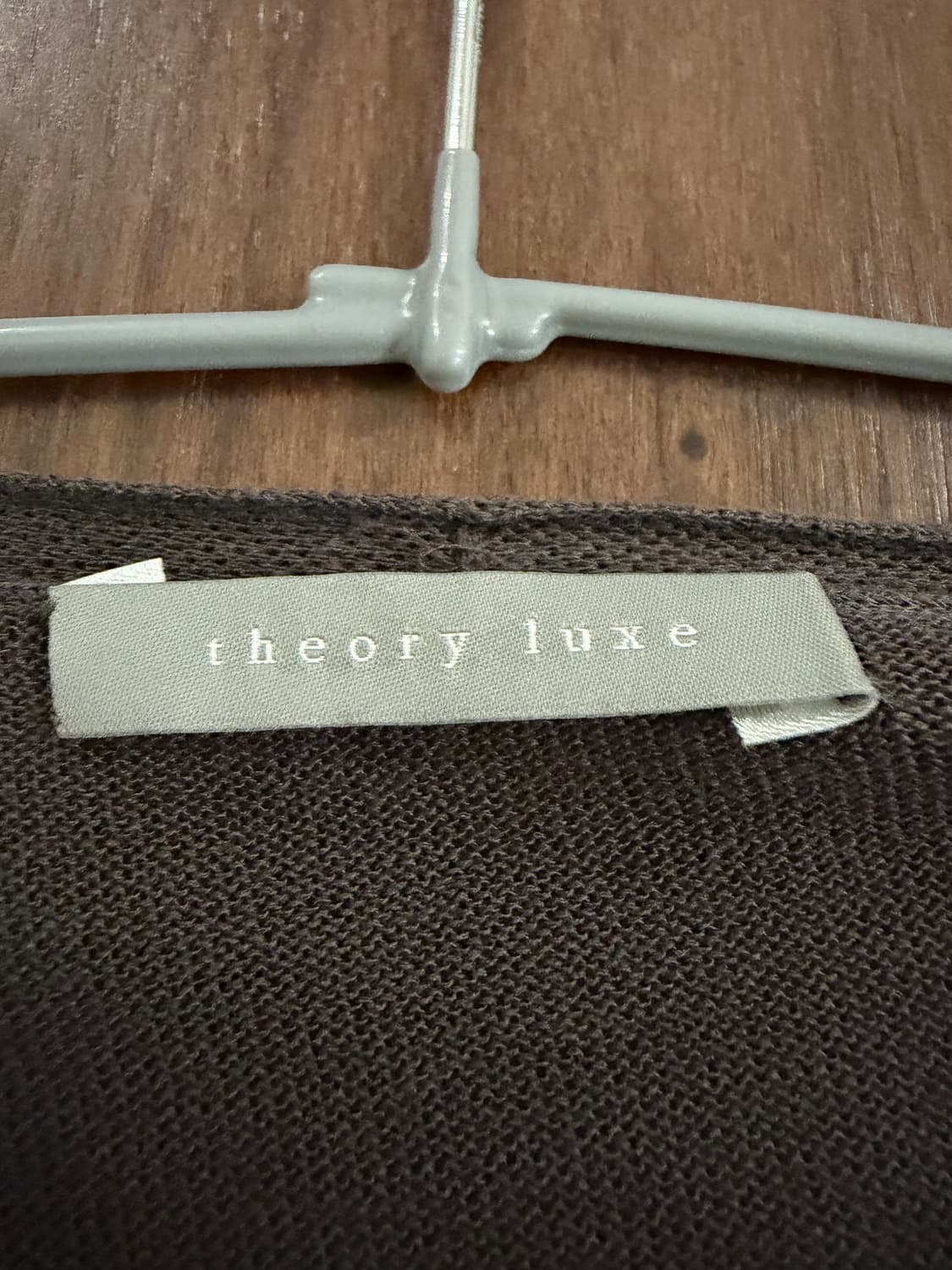 띠어리럭스 브라운 롱 가디건 상품이미지4