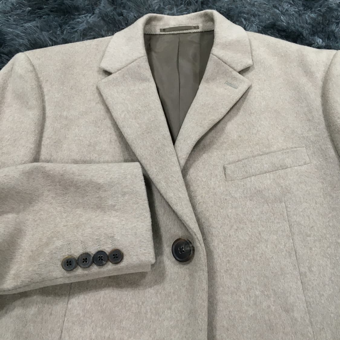 투티/0228 theory 베이지 코트 캐시미어 상품이미지3