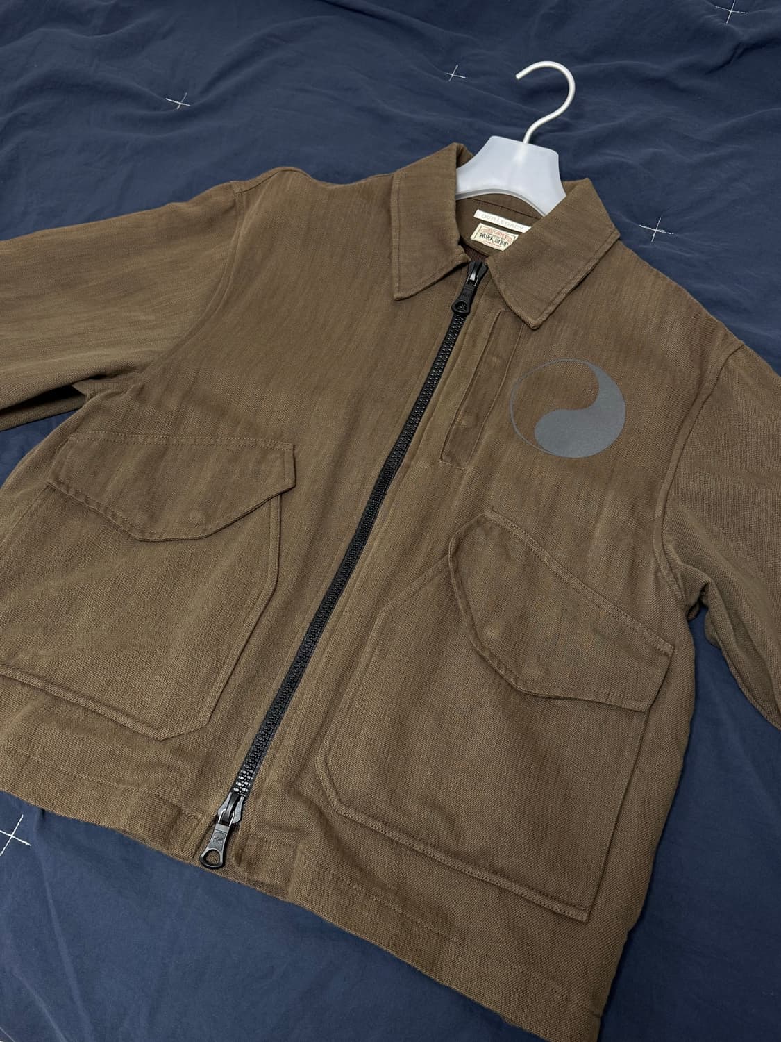 스투시 X 아워레가시 파라레스큐 자켓 머드블랙 슬럽 트윌 상품이미지3