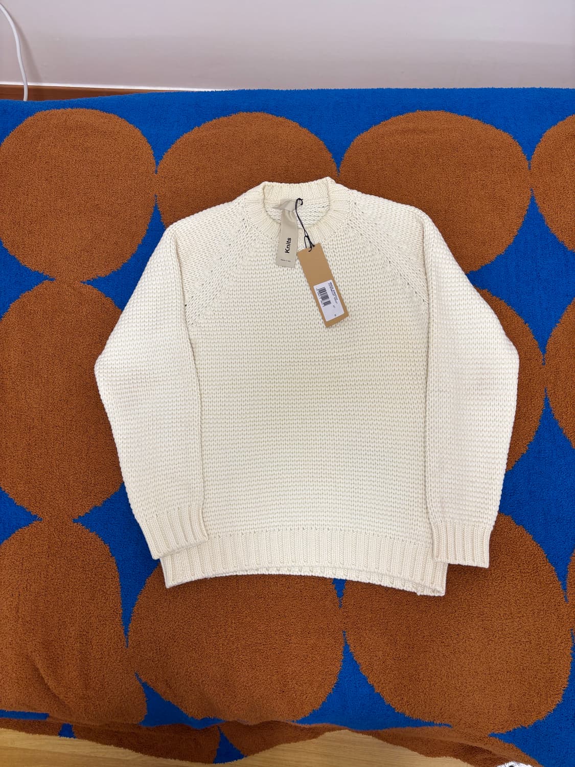 (새상품/택⭕️) TENC 화이트 크림 아이보리 니트 From Italy 상품이미지1