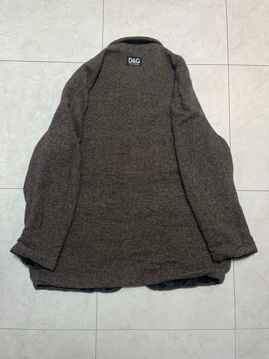 90s 돌체앤가바나 리버시블 울 코듀로이 쓰리 버튼 자켓 xl 상품이미지2