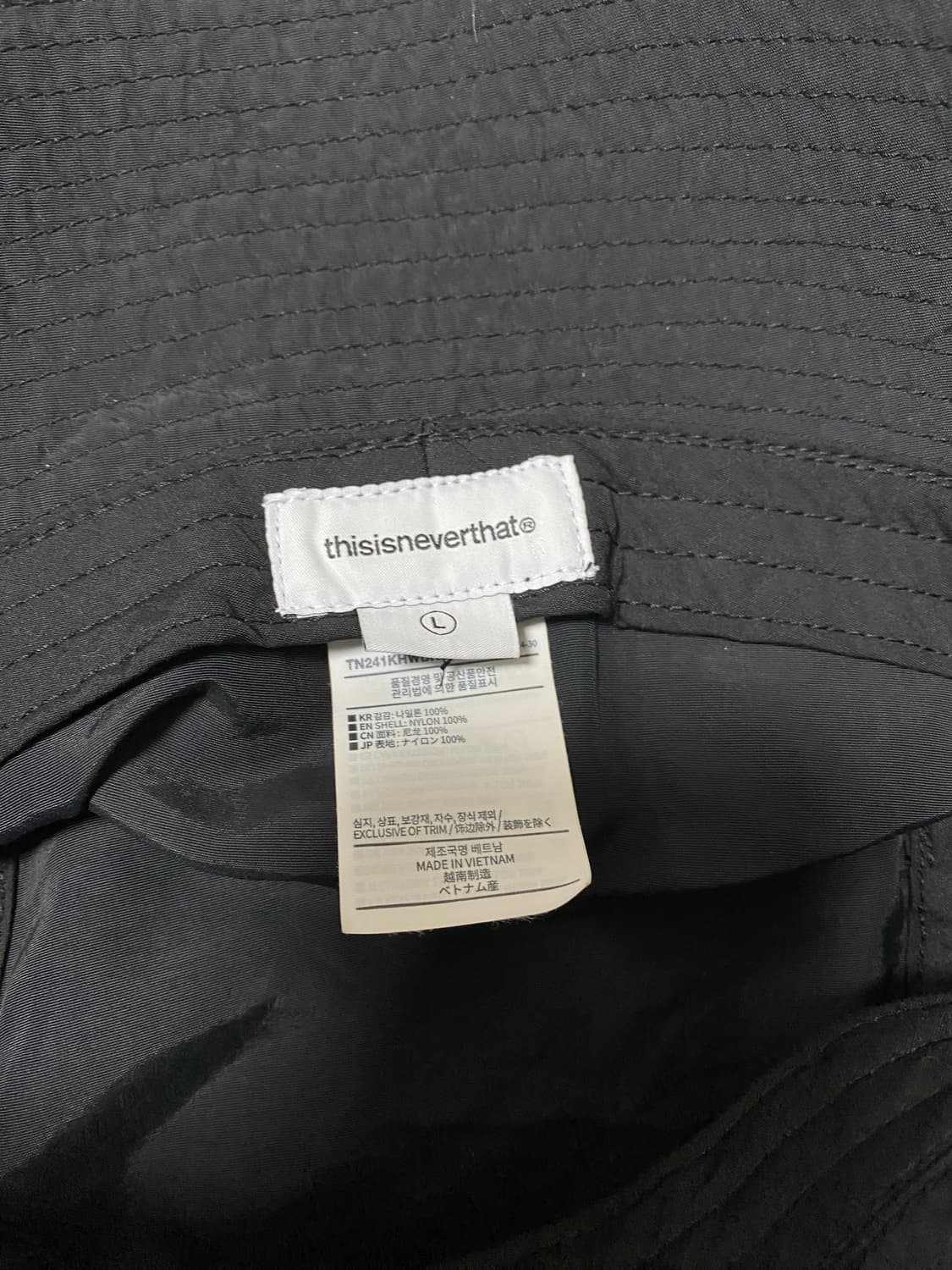 디스이즈네버댓 thisisneverthat 나일론 버킷햇 상품이미지3