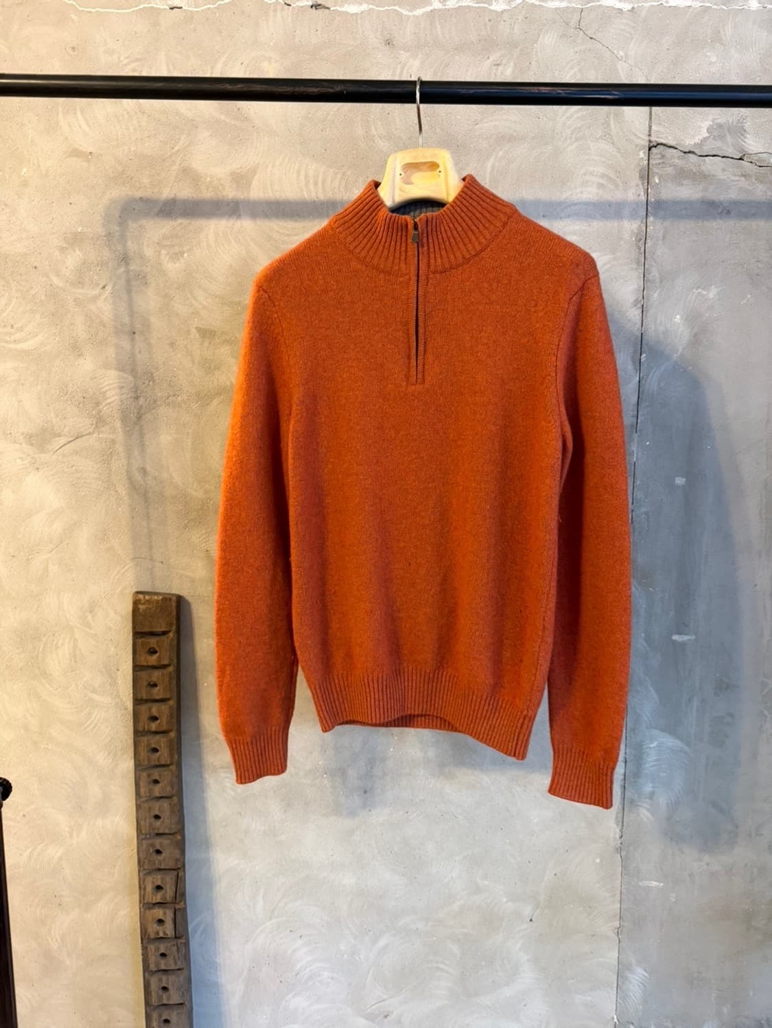 GIASONE 짚업 니트 100 상품이미지3