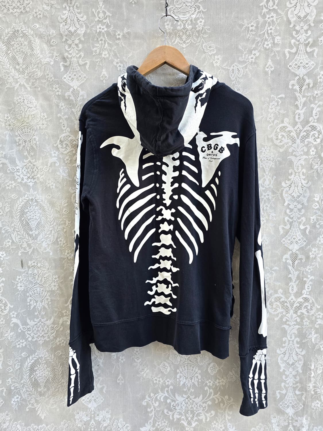 00s 풀 스켈레톤 프린트 후드집업 상품이미지6