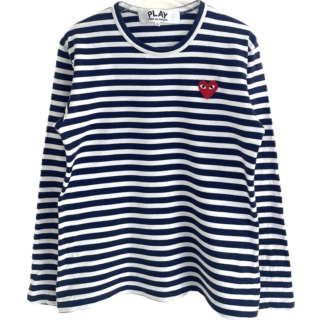 [S] 꼼데가르송 레드와펜 스트라이프 롱스리브 상품이미지1