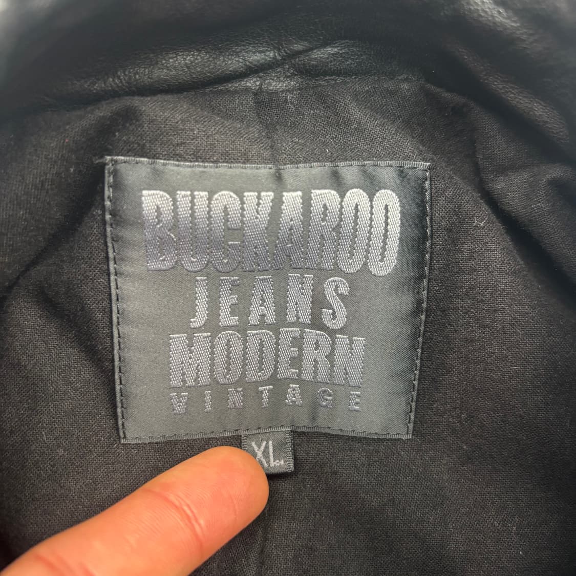 버커루 멀티포켓 블랙 램스킨 레더 자켓 XL 상품이미지7