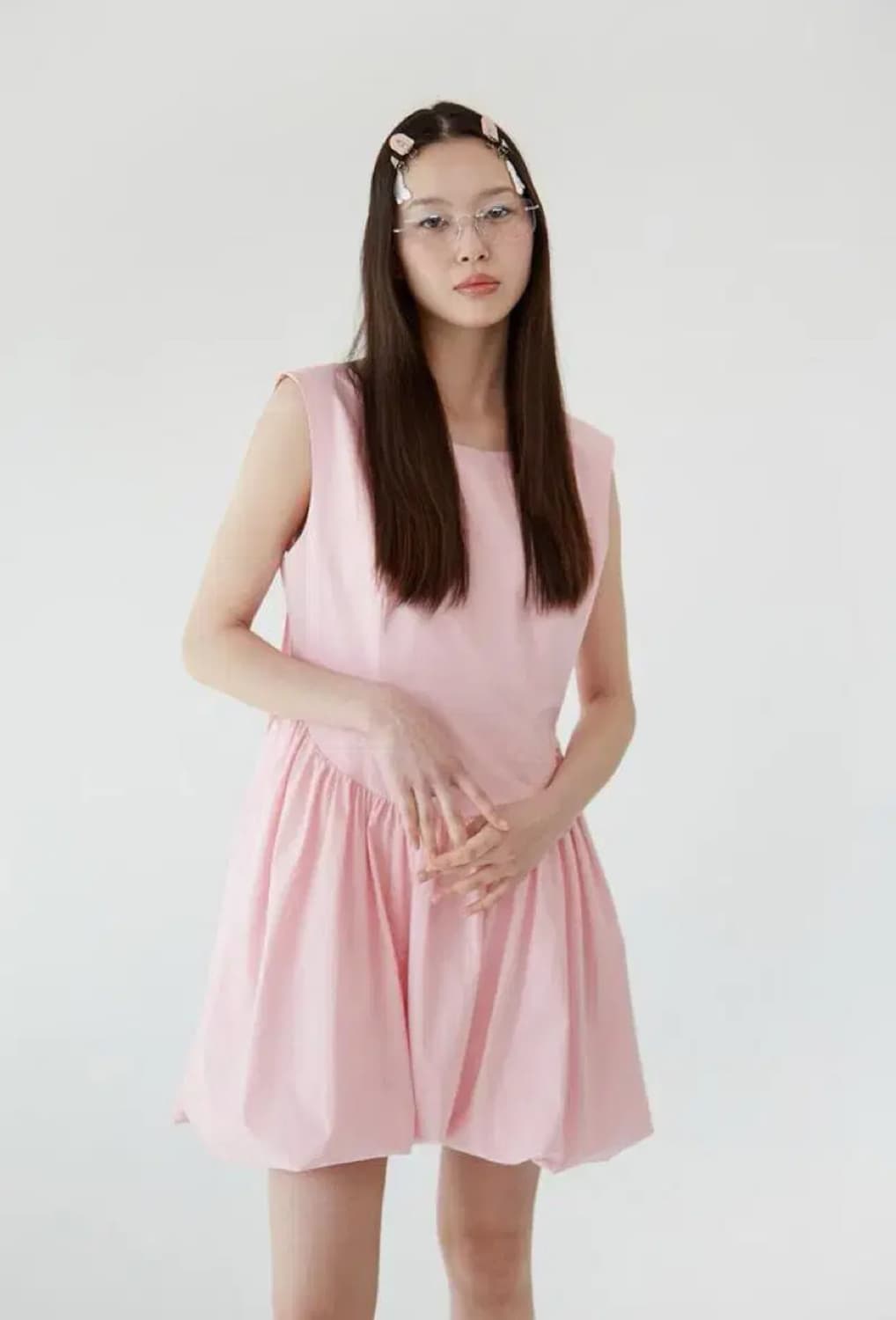 졸리레이드 루루 벌룬 드레스 원피스 핑크 상품이미지4