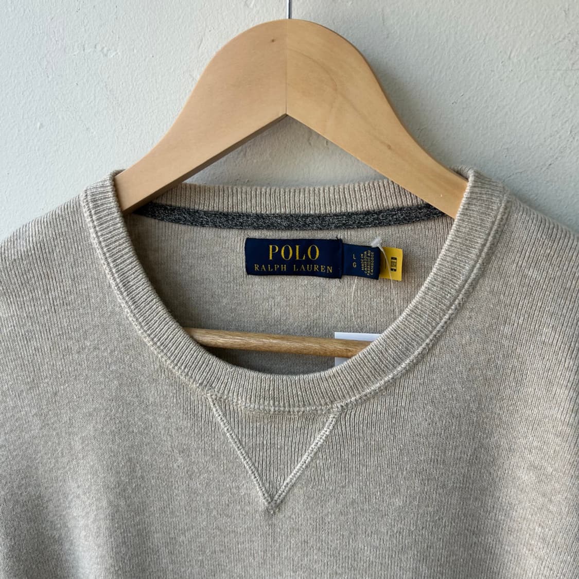 16808 - 폴로 랄프로렌 오트밀 니트 상품이미지3