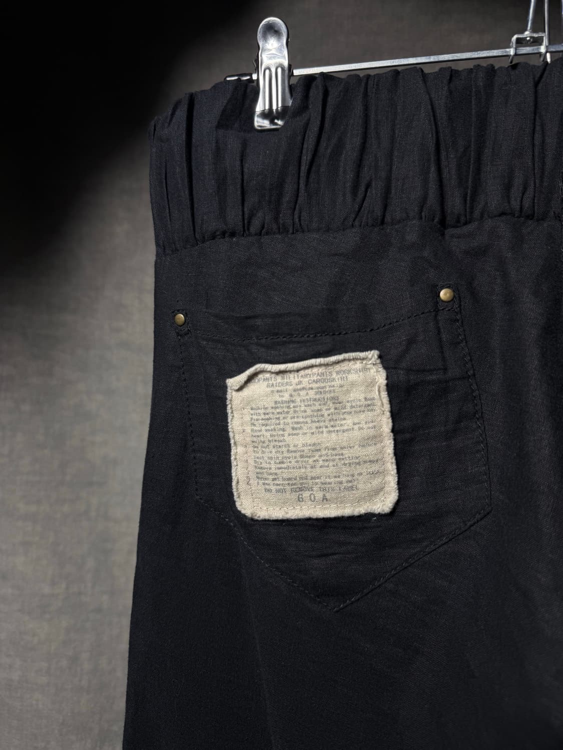 GOA Smocked Waist Linen Bootcut Pants 상품이미지8