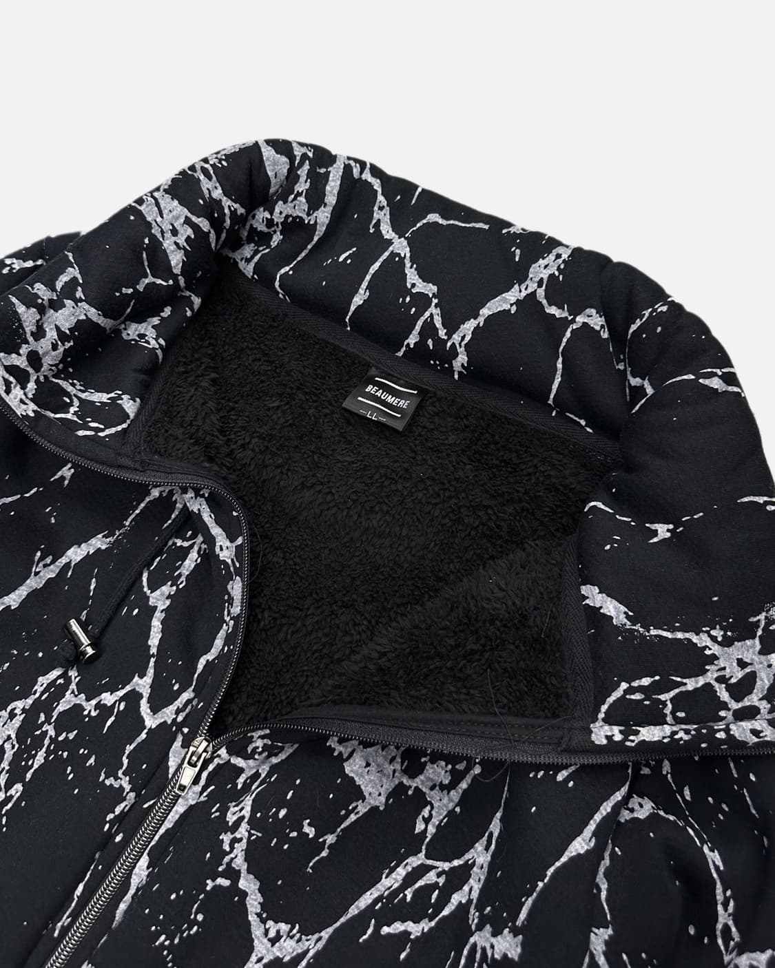 BEAUMERE grunge pattern high-nekc jacket 상품이미지4