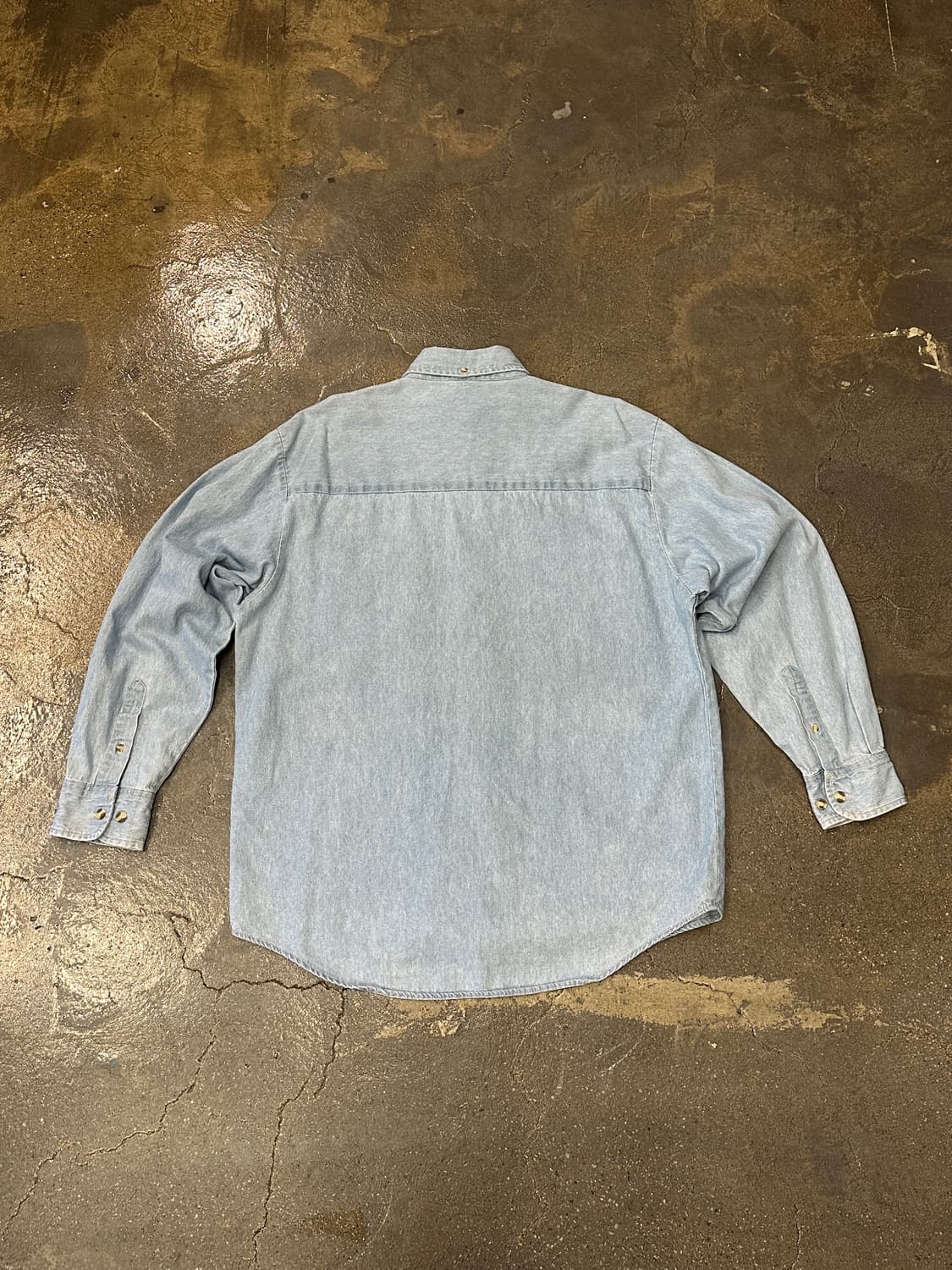 00s 할리 데이비슨 데님 셔츠 M 상품이미지2