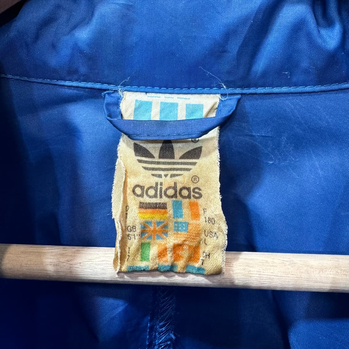 80s 아디다스 패턴 바람막이 (XL)   상품이미지5