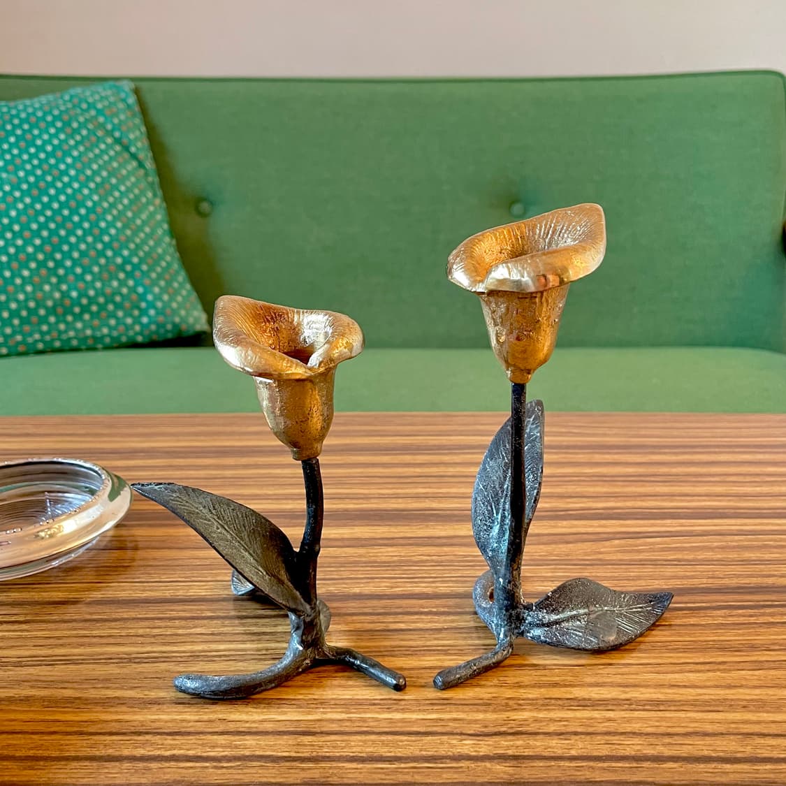 [USA 미드센추리 빈티지] 앤틱 브라스 & 브론즈 캔들홀더 상품이미지4