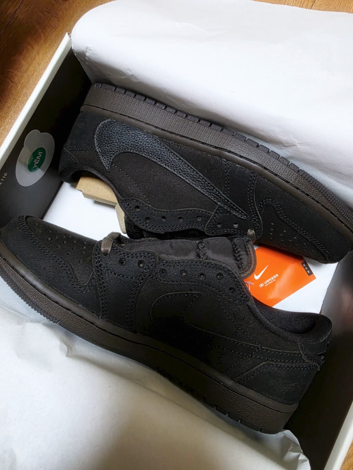 [255] 조던 1 x 트래비스 스캇 레트로 로우 OG SP 벨벳 브라운 상품이미지2