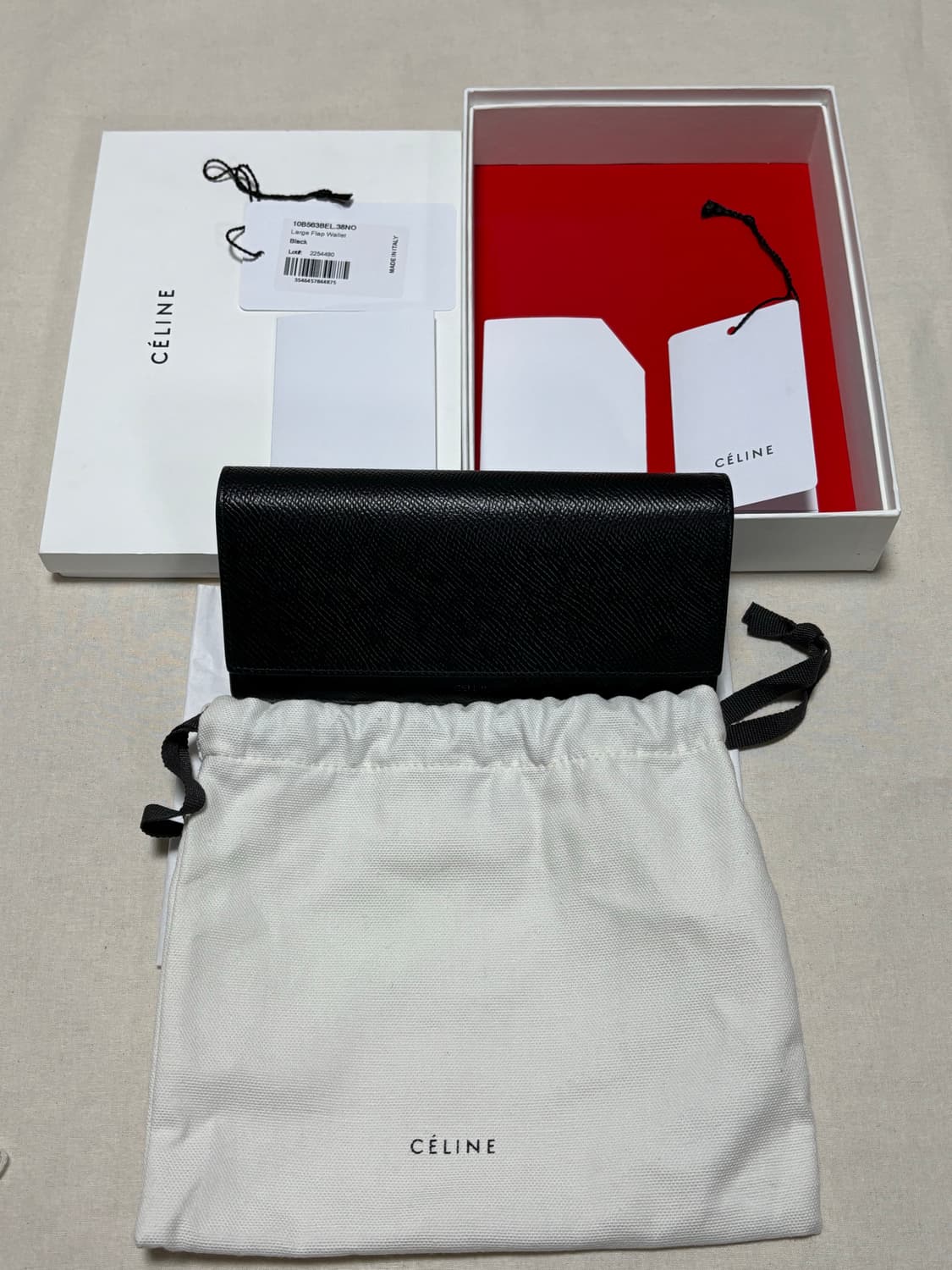 [풀구성] 셀린느 플랩 장지갑  상품이미지1