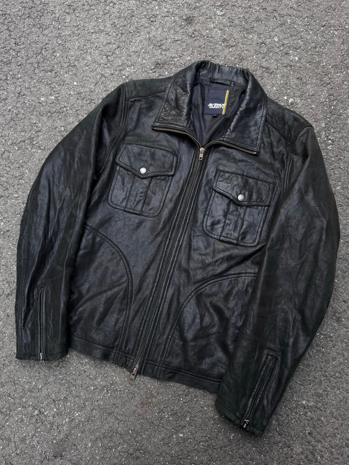 아비렉스 양가죽 투웨이 라이더자켓  상품이미지1