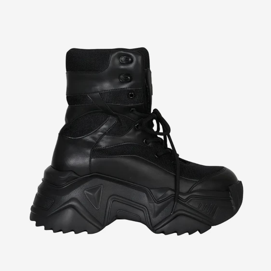 yeel 플랫폼 부츠 스니커즈 블랙 상품이미지2