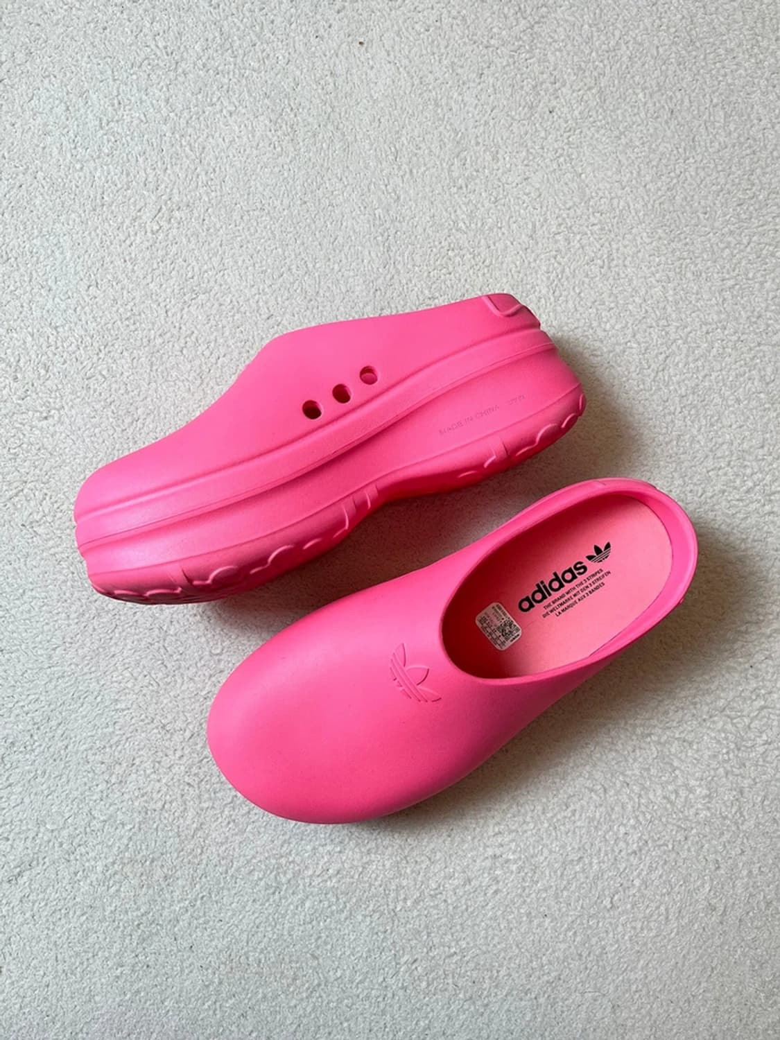 아디다스 아디폼 스탠 스미스 뮬 클리어 핑크 A1829 상품이미지4