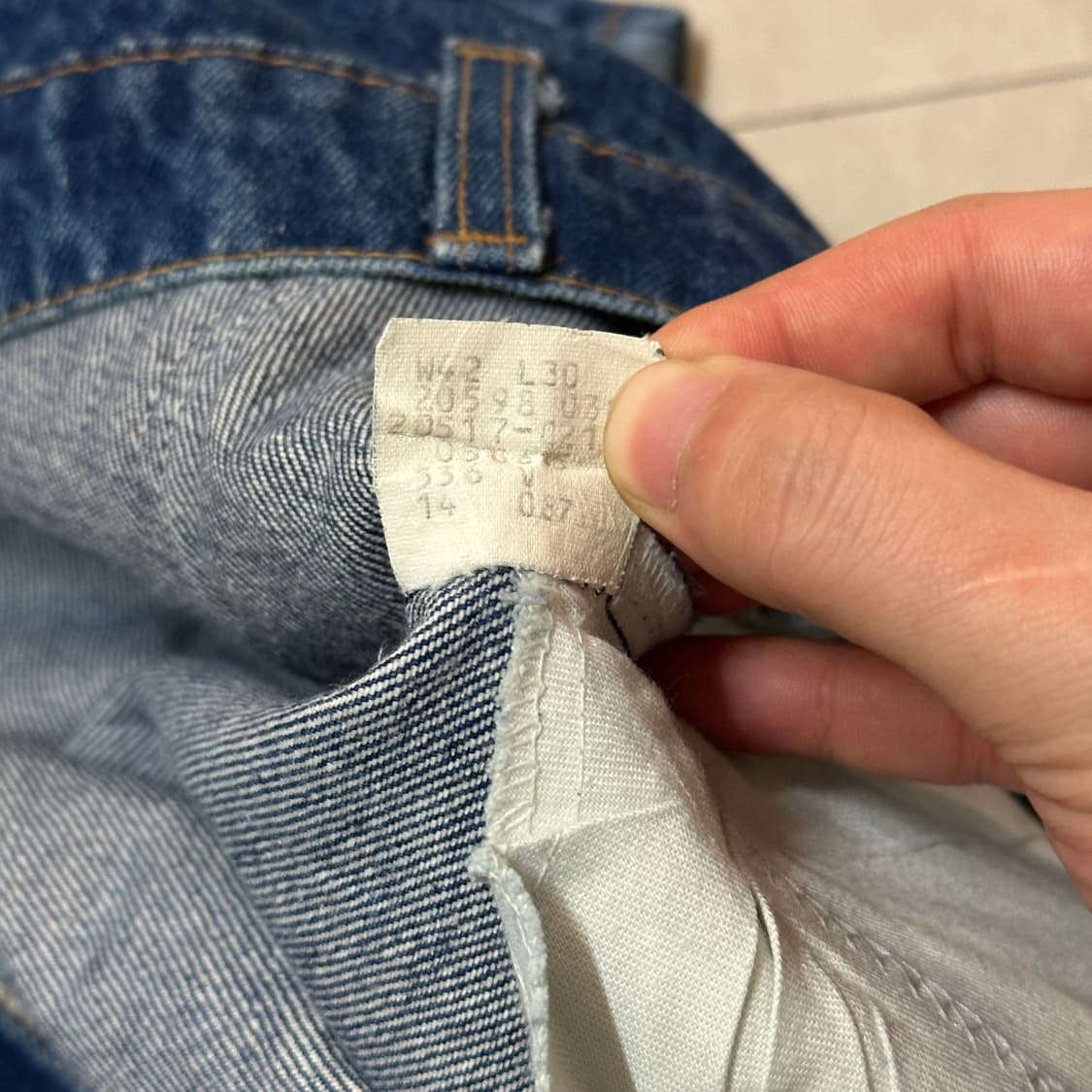 80s Levis 517 USA Orange Tab Boot Cut 상품이미지7