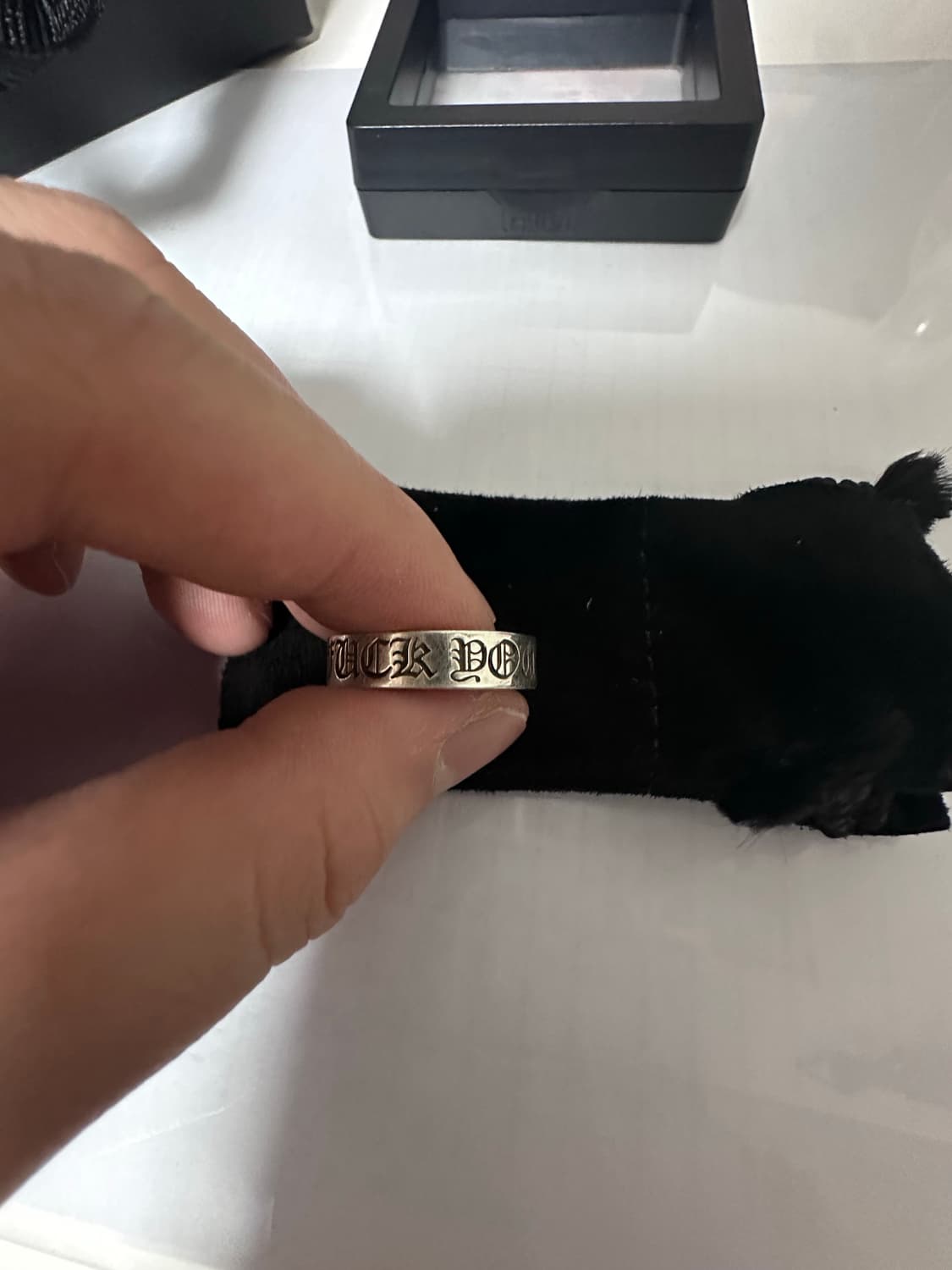 크롬하츠 퍽유링 us 6.5 신강구매 상품이미지8