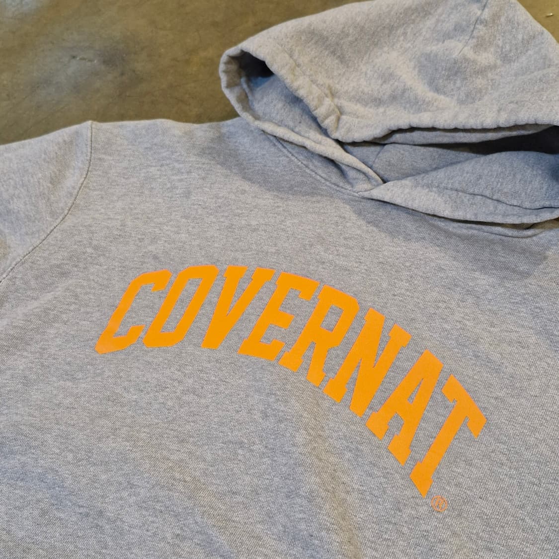 커버낫 오렌지 로고 후드티 새상품급 M~XL 상품이미지3