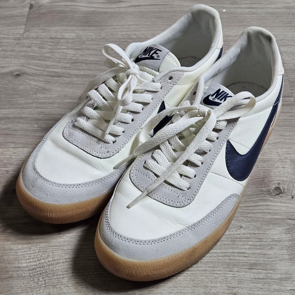 260 ) 나이키 킬샷2 레더 화이트 네이비 상품이미지2