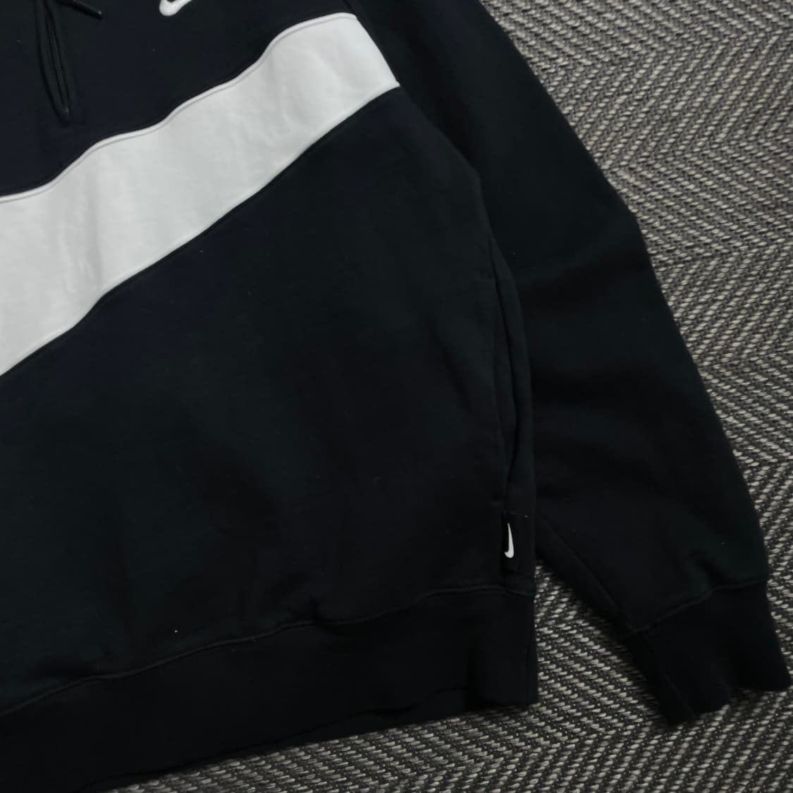 나이키 빅스우시 로고 하프 집업 후드 티셔츠o 4340 상품이미지2