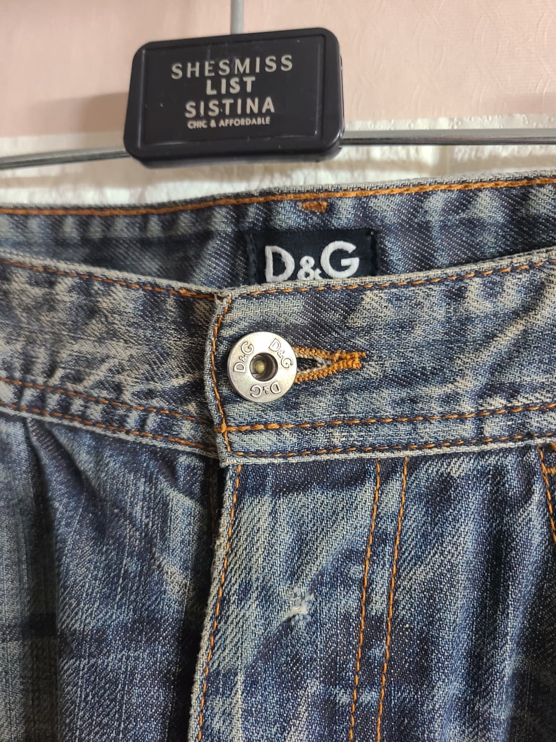 90s 아카이브 D&G 데미지 청바지(30) 상품이미지3