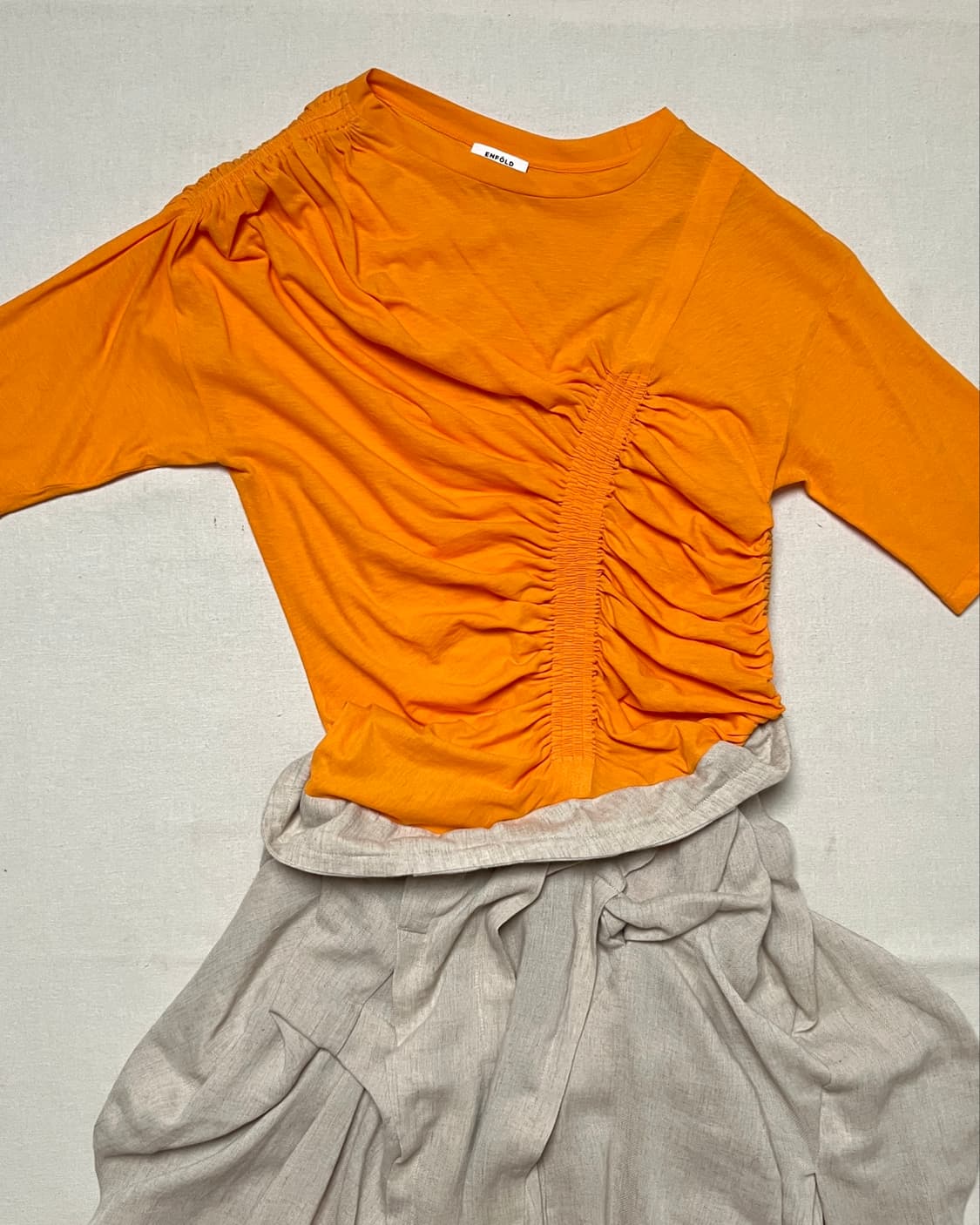 엔폴드 셔링 비대칭 원피스 enfold asymmetry dress 상품이미지5