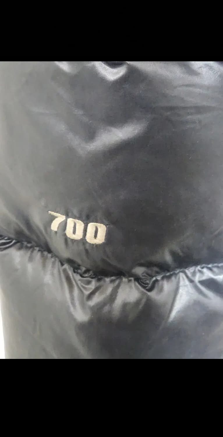 (S) 노스페이스 700 눕시패딩 점퍼 블랙 거위털 구스다운 자켓 후드  상품이미지5