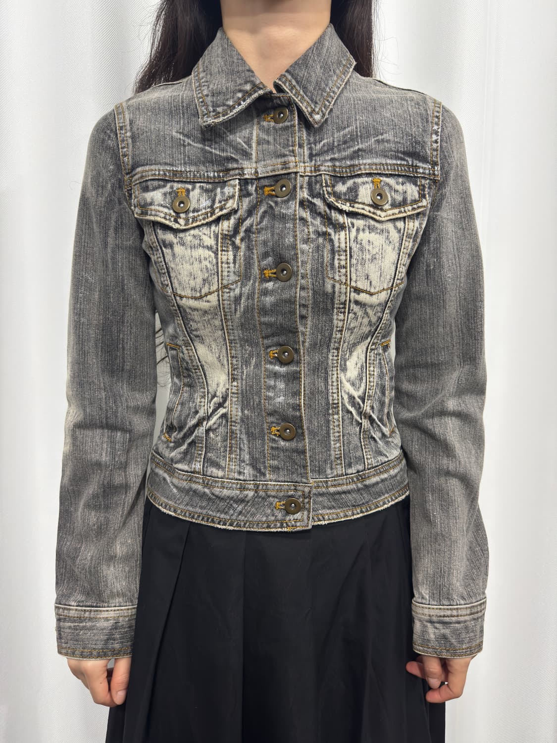 denim slim jacket 상품이미지1