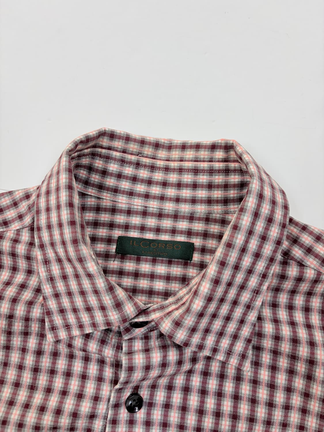 일꼬르소 깅엄 체크셔츠 상품이미지4