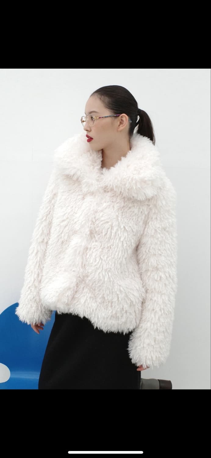 포니테일 shaggy faux fur jacket 퍼자켓 상품이미지3