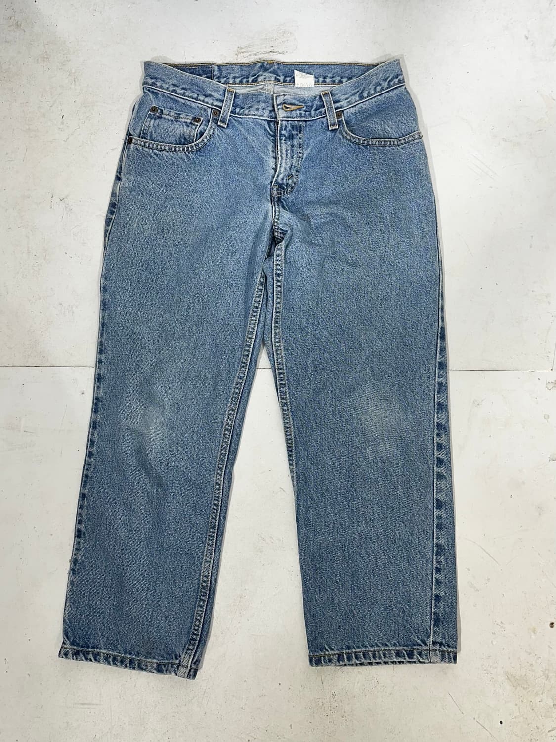 리바이스 550 연청 와이드 데님 팬츠 30 상품이미지4