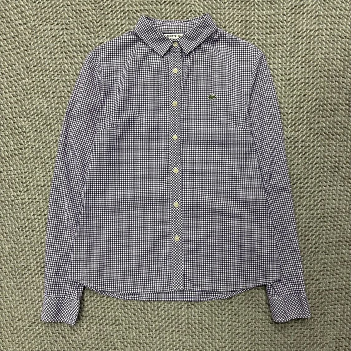 라코스테 잔체크셔츠 v1408 상품이미지1
