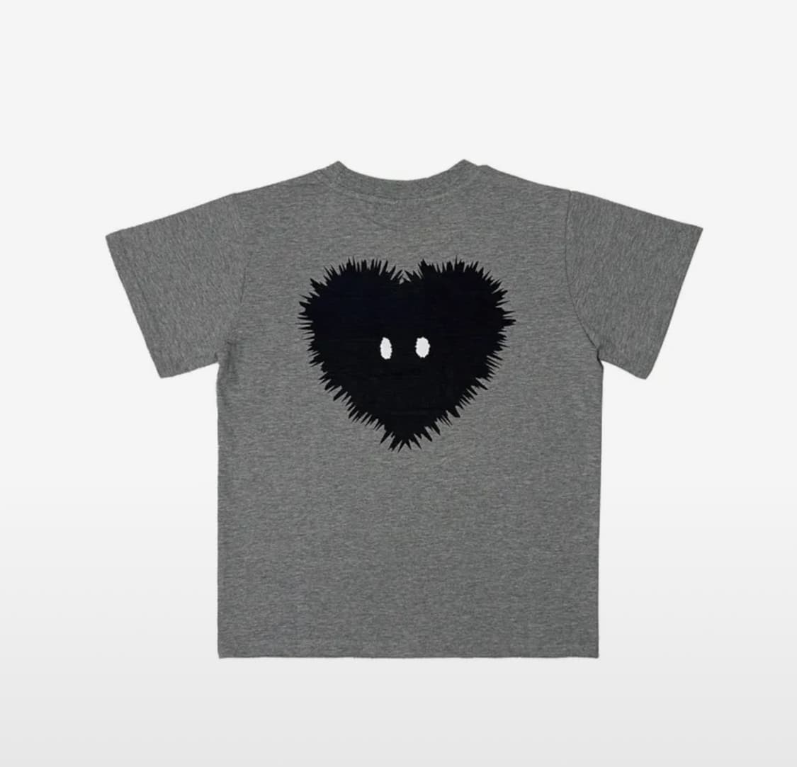 톰스벌스데이 러브미 하프 티셔츠 그레이 상품이미지3