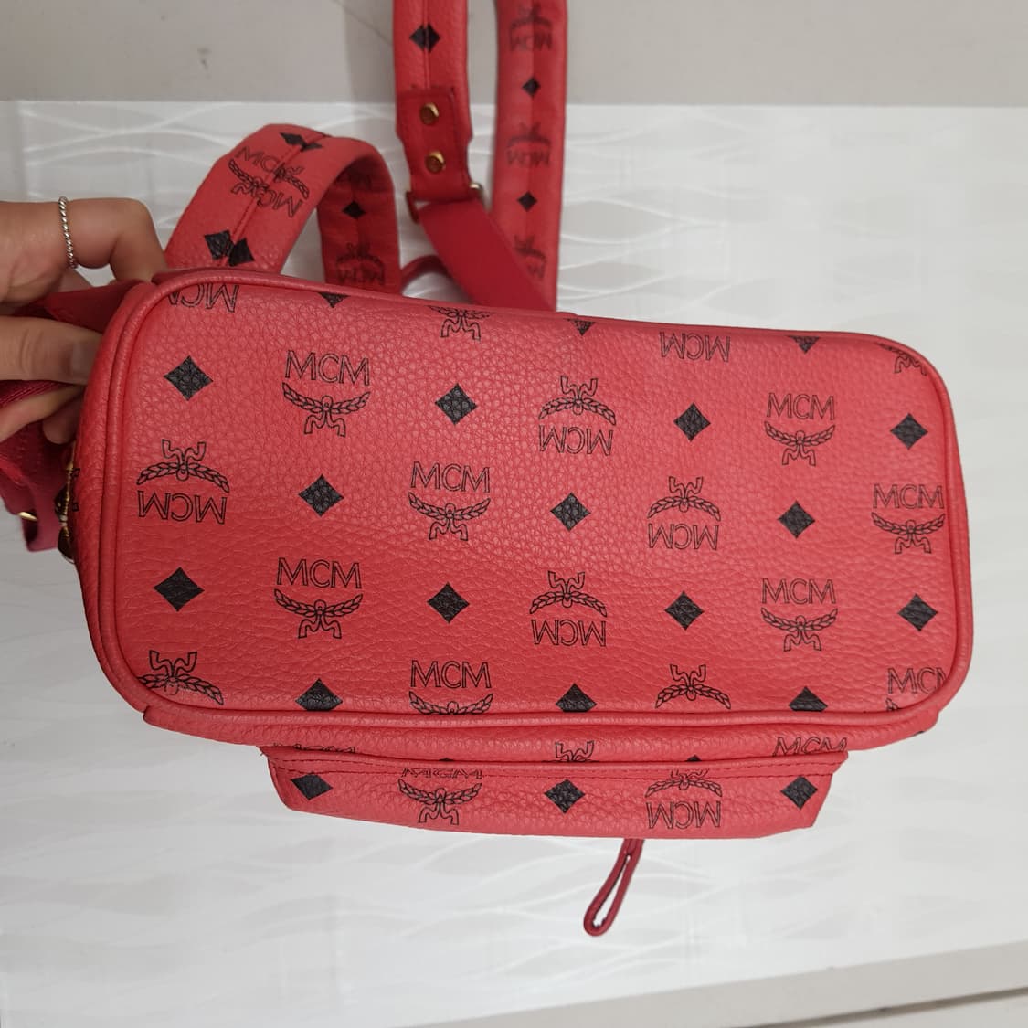 MCM 비세토스 스터드 백팩 상품이미지9