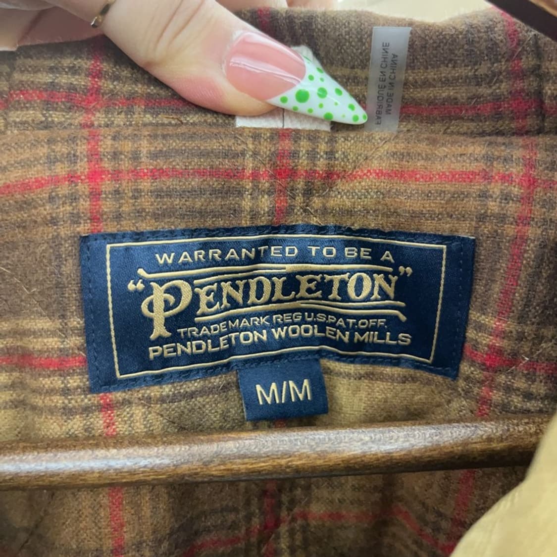 펜들턴 컨트리 빈티지 레트로 후드 헌팅 워크 자켓 M C09200 상품이미지5