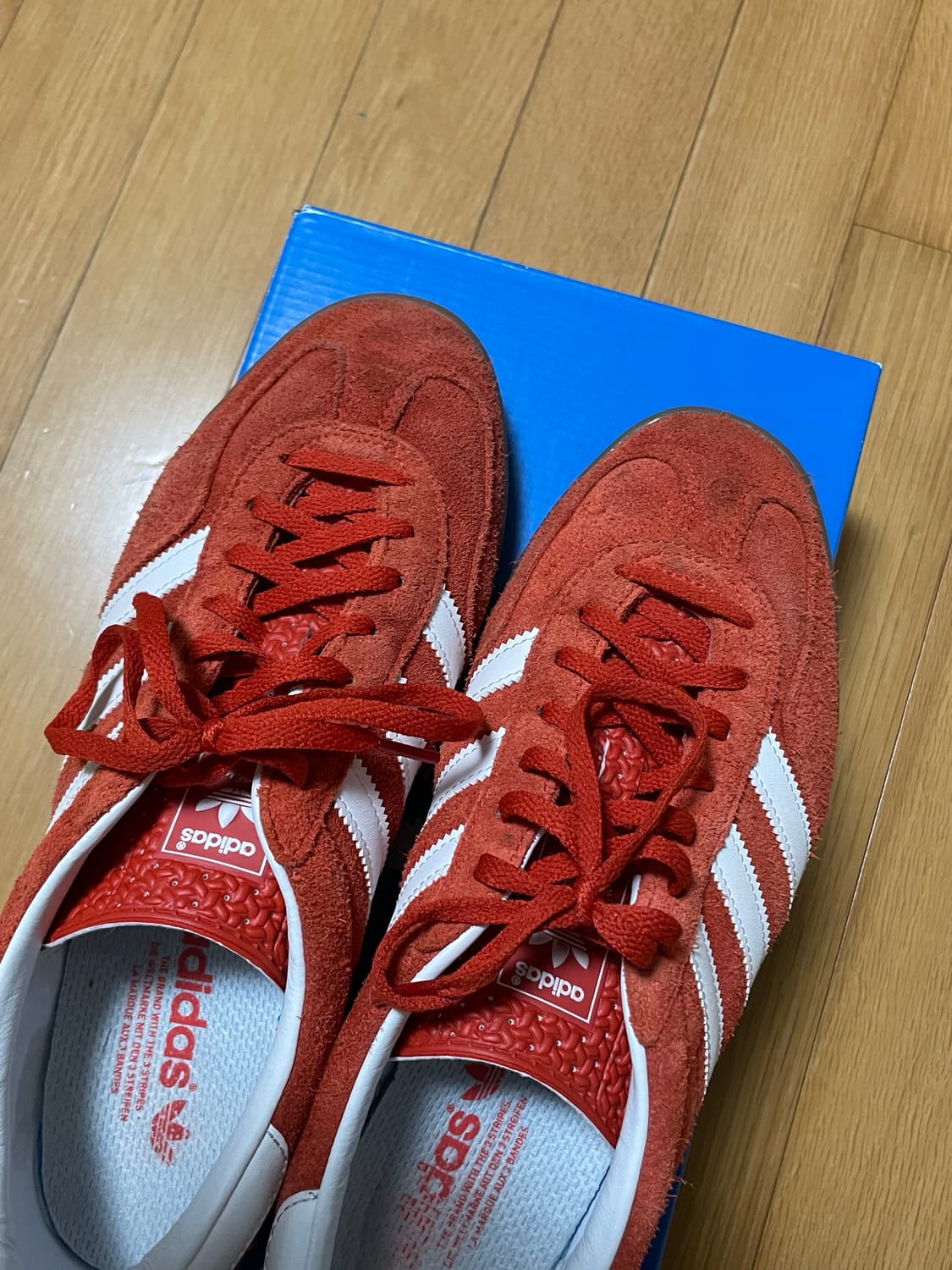 [270] 아디다스 가젤 인도어 오렌지 클라우드 화이트 상품이미지3