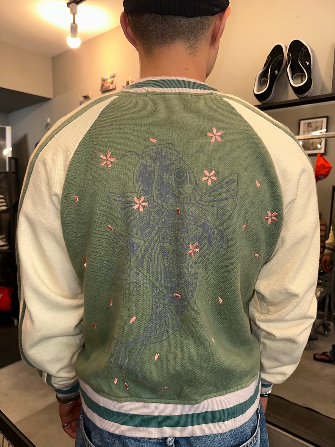 90’s Japanese flower Sukajan Souvenir JK 상품이미지8