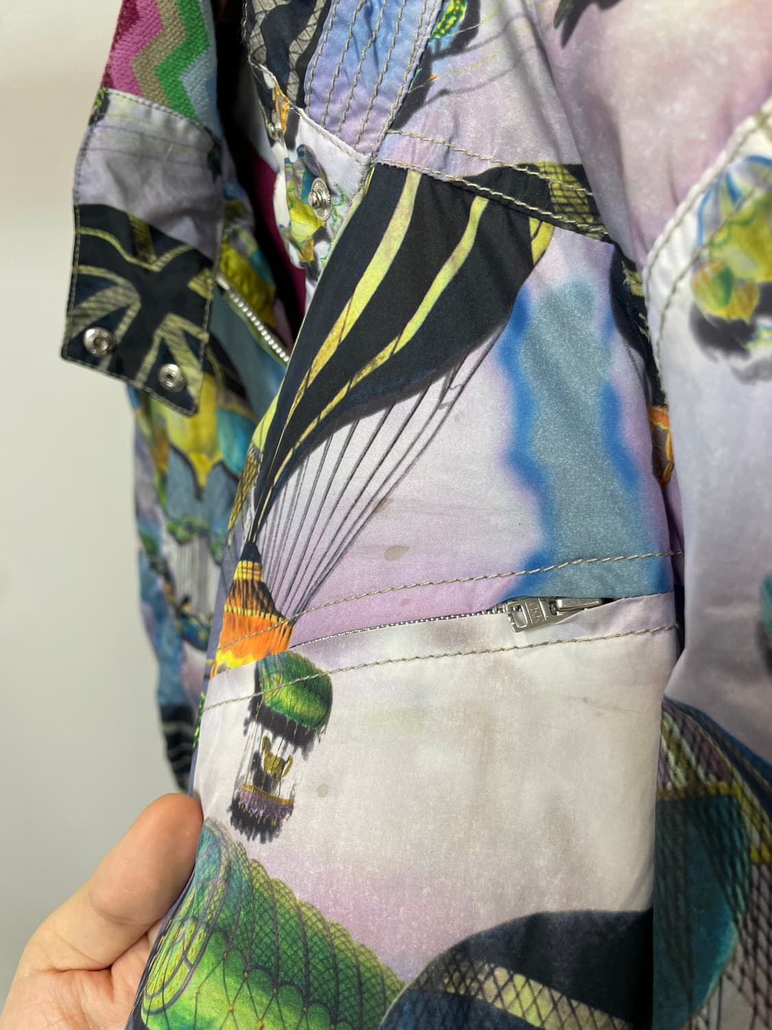 (38) Oilily 오일릴리 포인트 패턴 블루종 자켓 상품이미지7