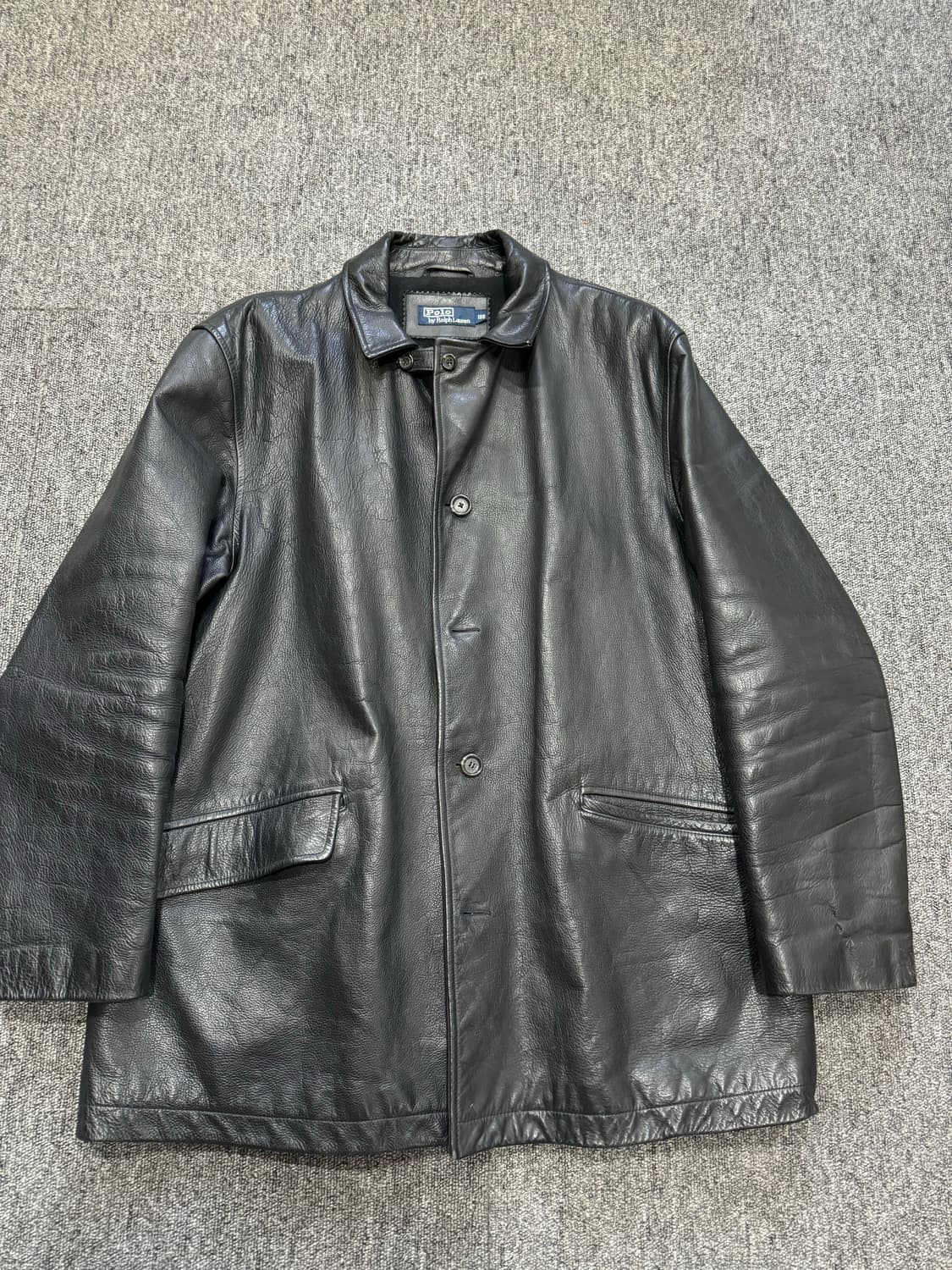 빈티지 올드 폴로 랄프로렌 카우하이드 레더 카코트 L 올드갭 더블알엘 상품이미지6