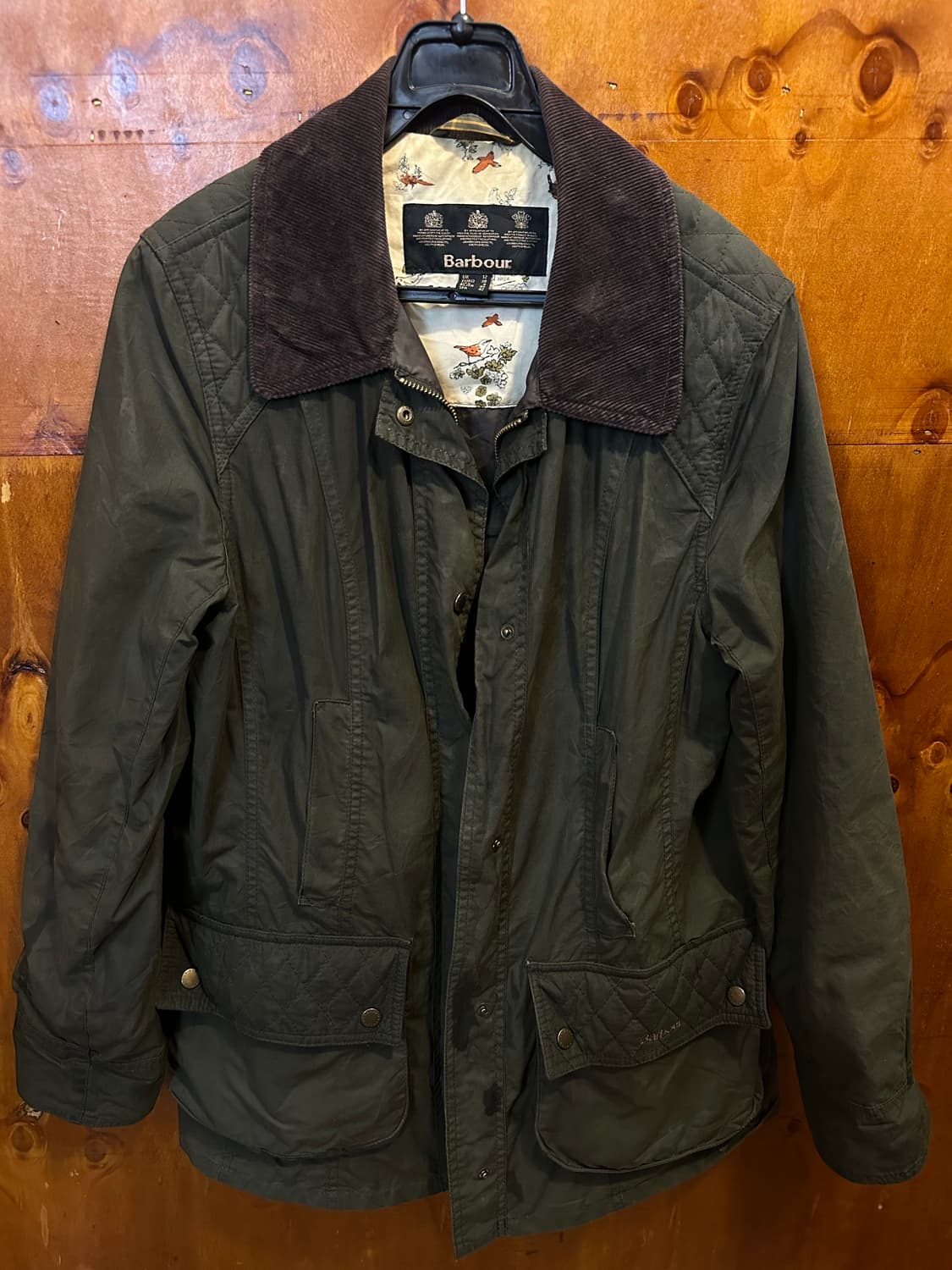 바버 비드넬 왁스 자켓 UK12 사이즈 (M) 상품이미지1