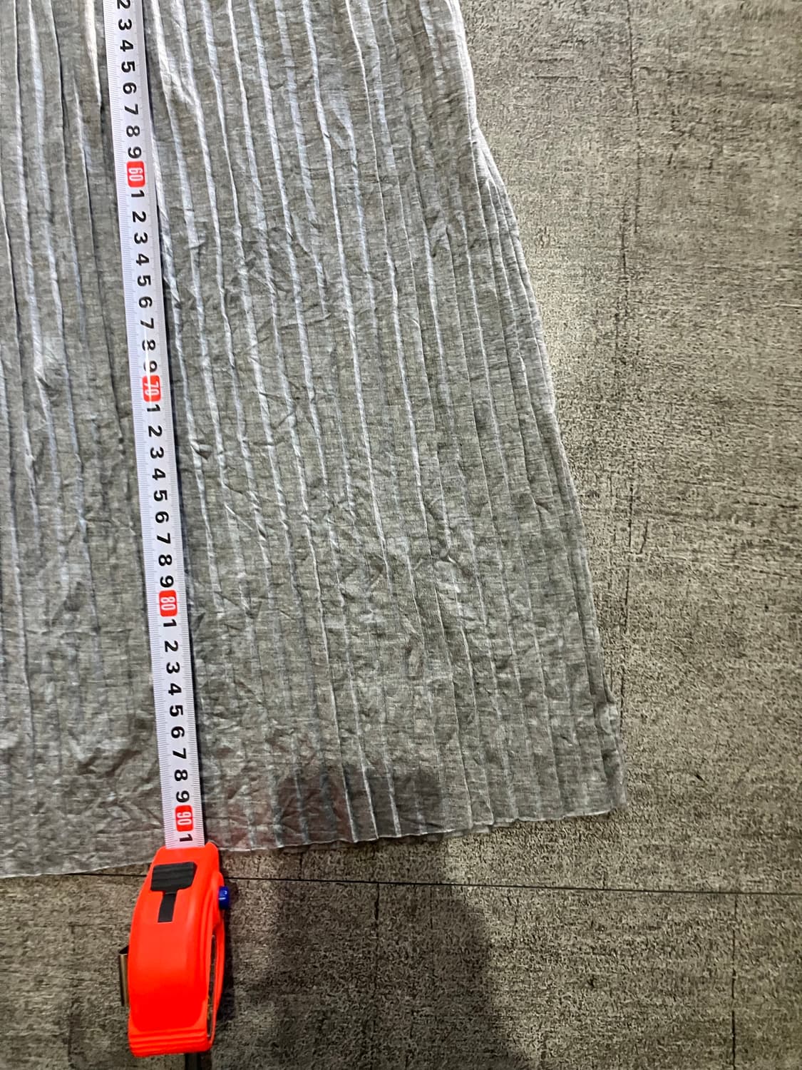 일본빈티지 하구미모리걸 달천깔페어리 플리츠롱스커트 그레이 상품이미지3