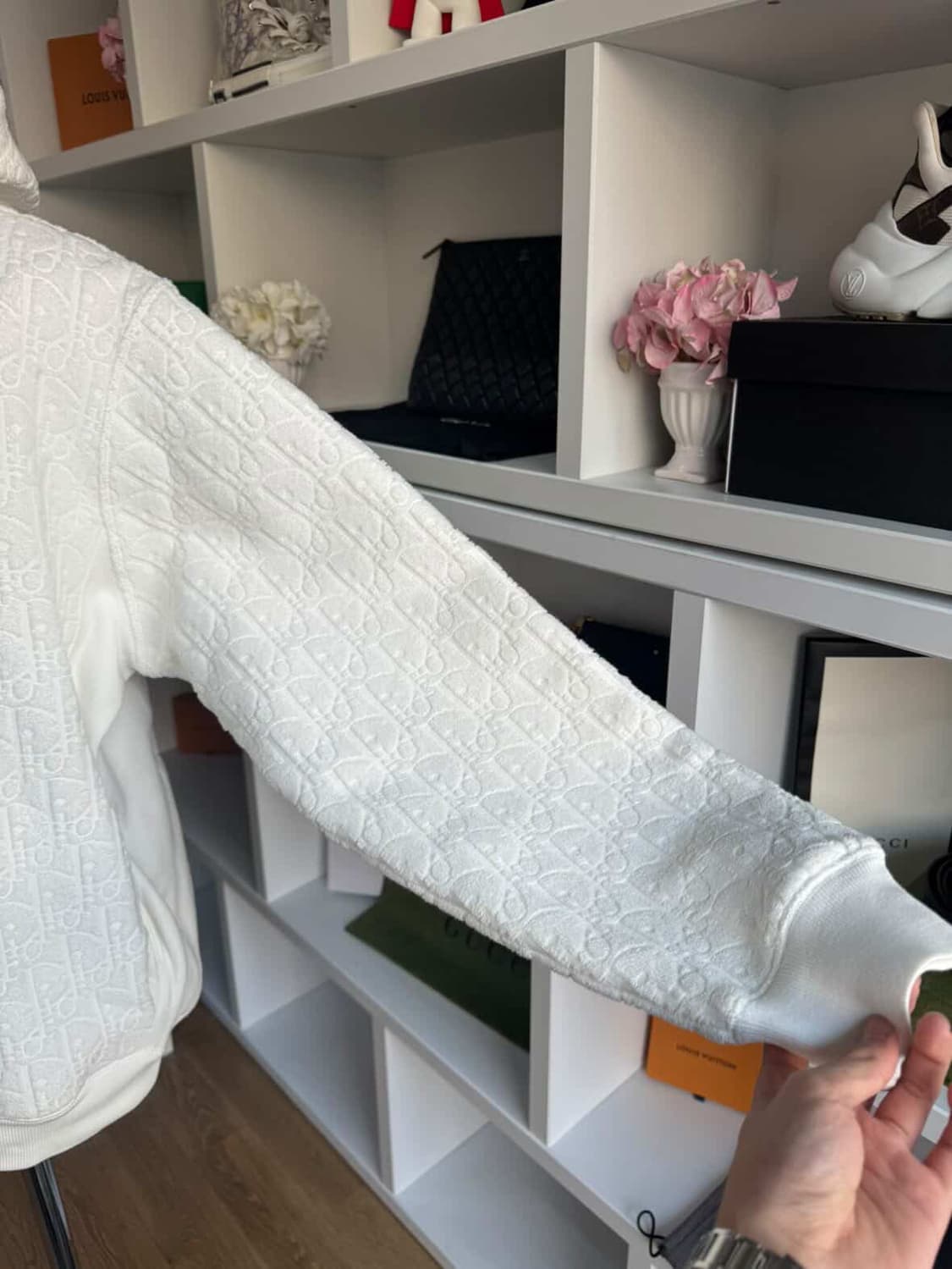 디올 오블리크 테리 후드티  상품이미지4