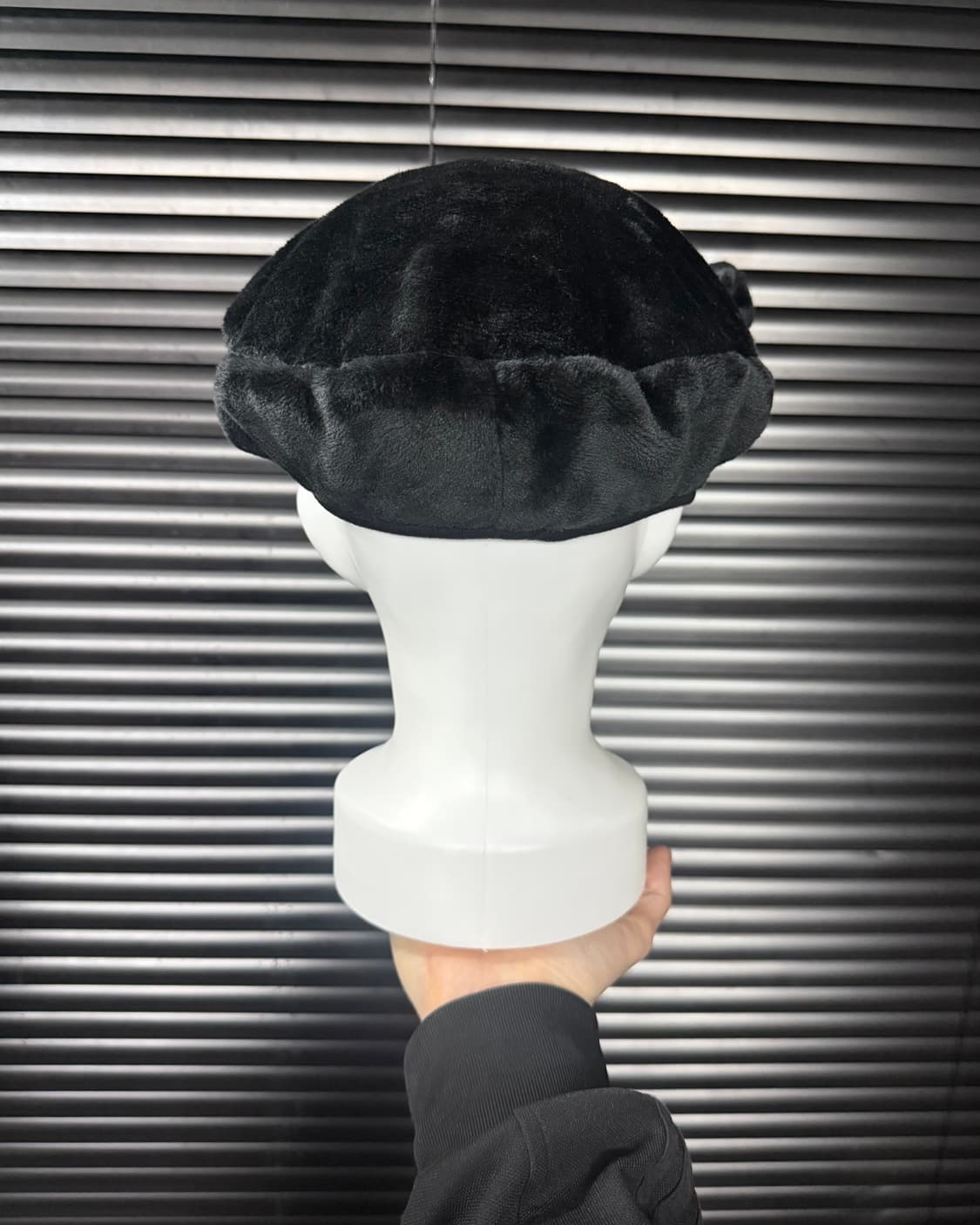 Deany 악마 뿔 데빌 털 단모 베레모 모자 일본 고스 펑크 로리 갸루 상품이미지3