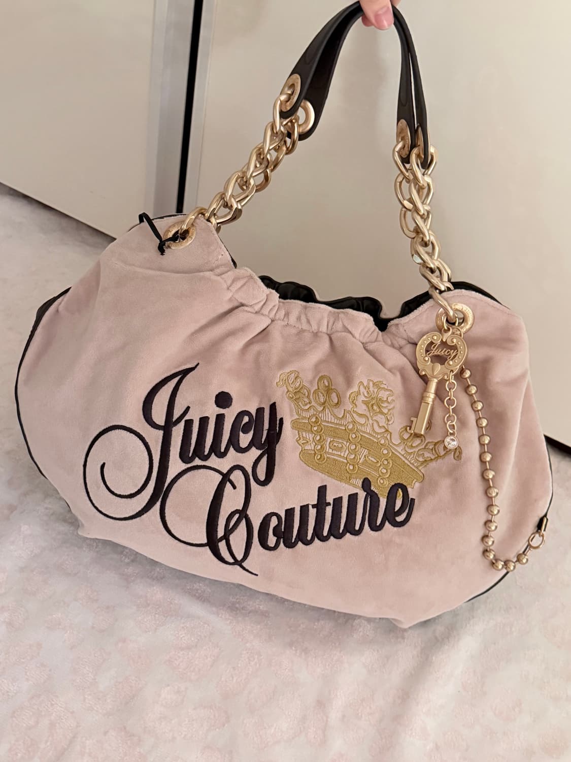 쥬시꾸뛰르 핑크 보부상 호보백 갸루 핀터깔 상품이미지6